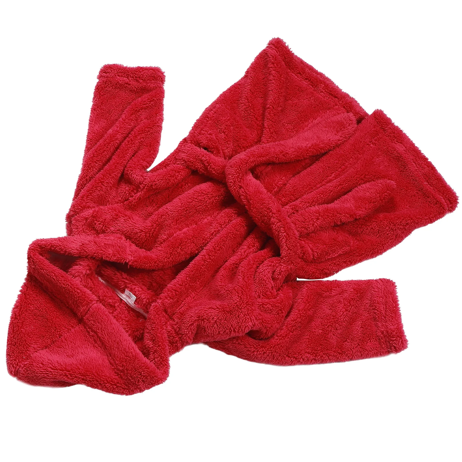 رداء حمام ناعم للأطفال رداء بقلنسوة من الصوف المرجاني الدافئ للأطفال الصغار وقت الاستحمام ملابس نوم مريحة ملابس منزلية للأطفال رداء أطفال للفتيات