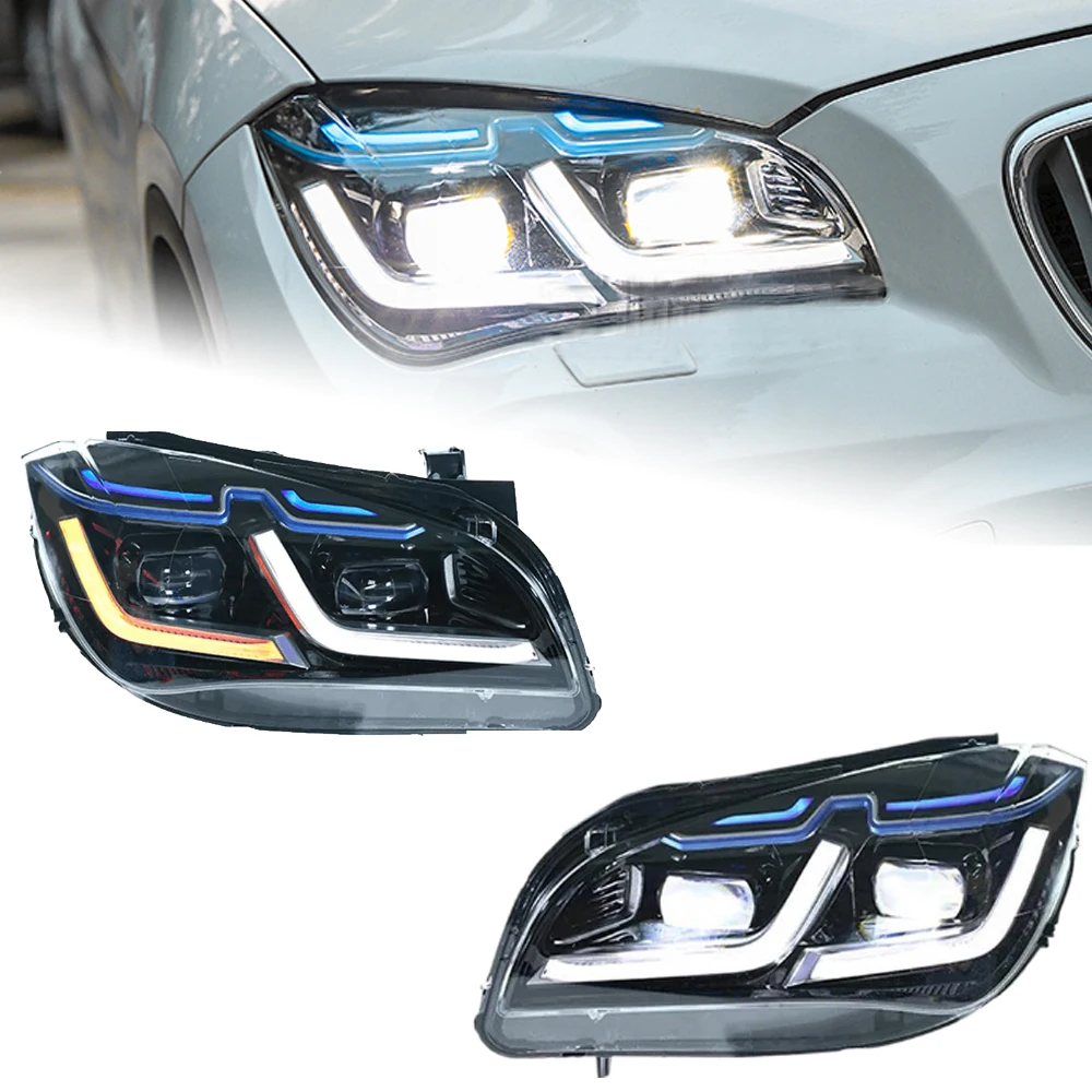 

AKD Head Lamp for BMW E84 X1 2011-2015 Upgrade Bifocal Lens Headlights Assembly Competition Style Exterior Accessories