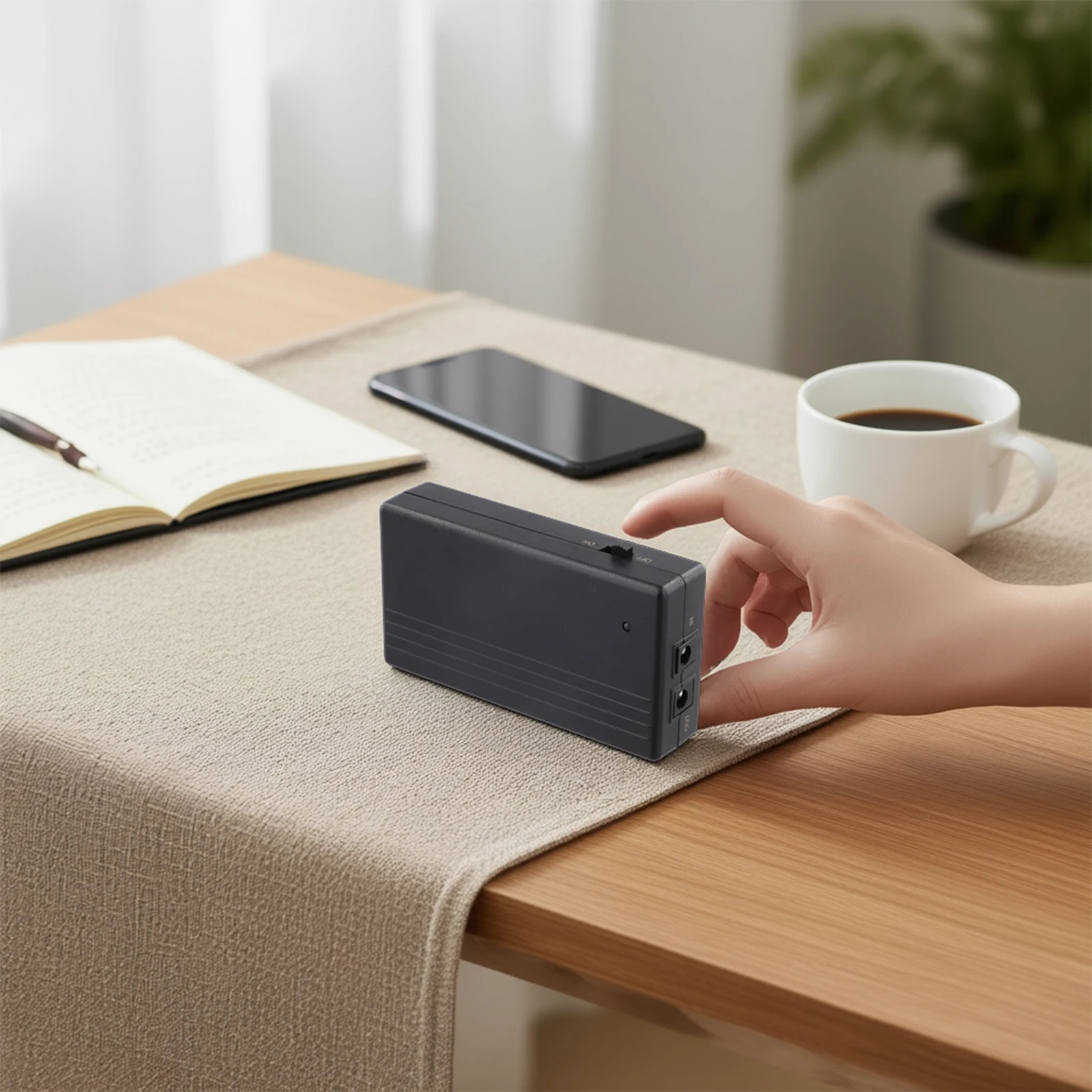 

Резервный источник питания ИБП 12 В, аккумулятор 22 2 Вт для маршрутизатора безопасности для камеры со встроенными повышающими и переключающими схемами