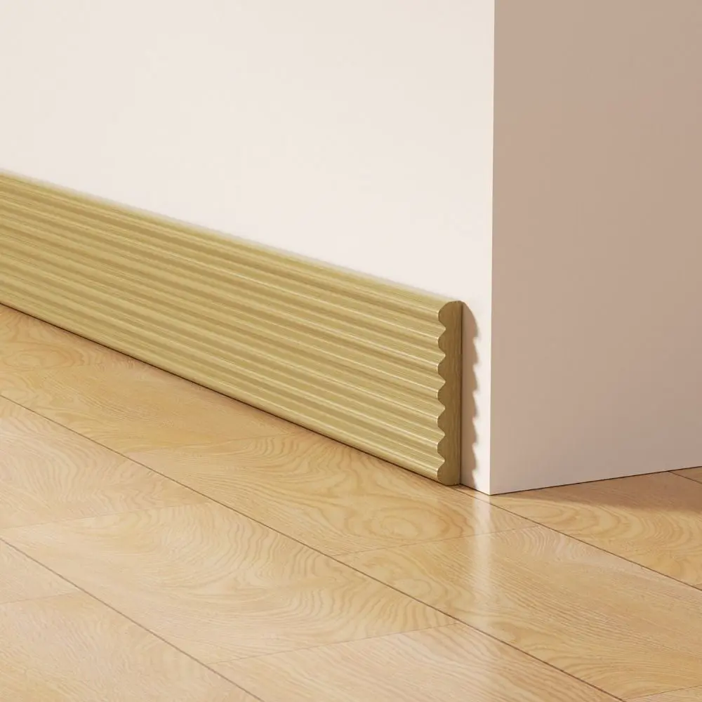 High Quality Thickened Wall Baseboard Anti-collision Soft Skirting Line 3D Self Adhesive Molding Trim Living Room