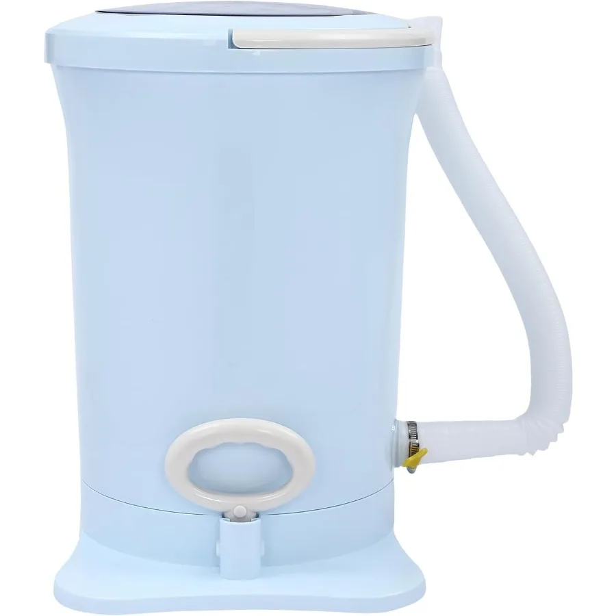 

3.17Gal Portable Manual Clothes Dryer Non Electric Foot Powered Compact Mini Laundry Spin Dryer Machine for ClothesRV Camping S