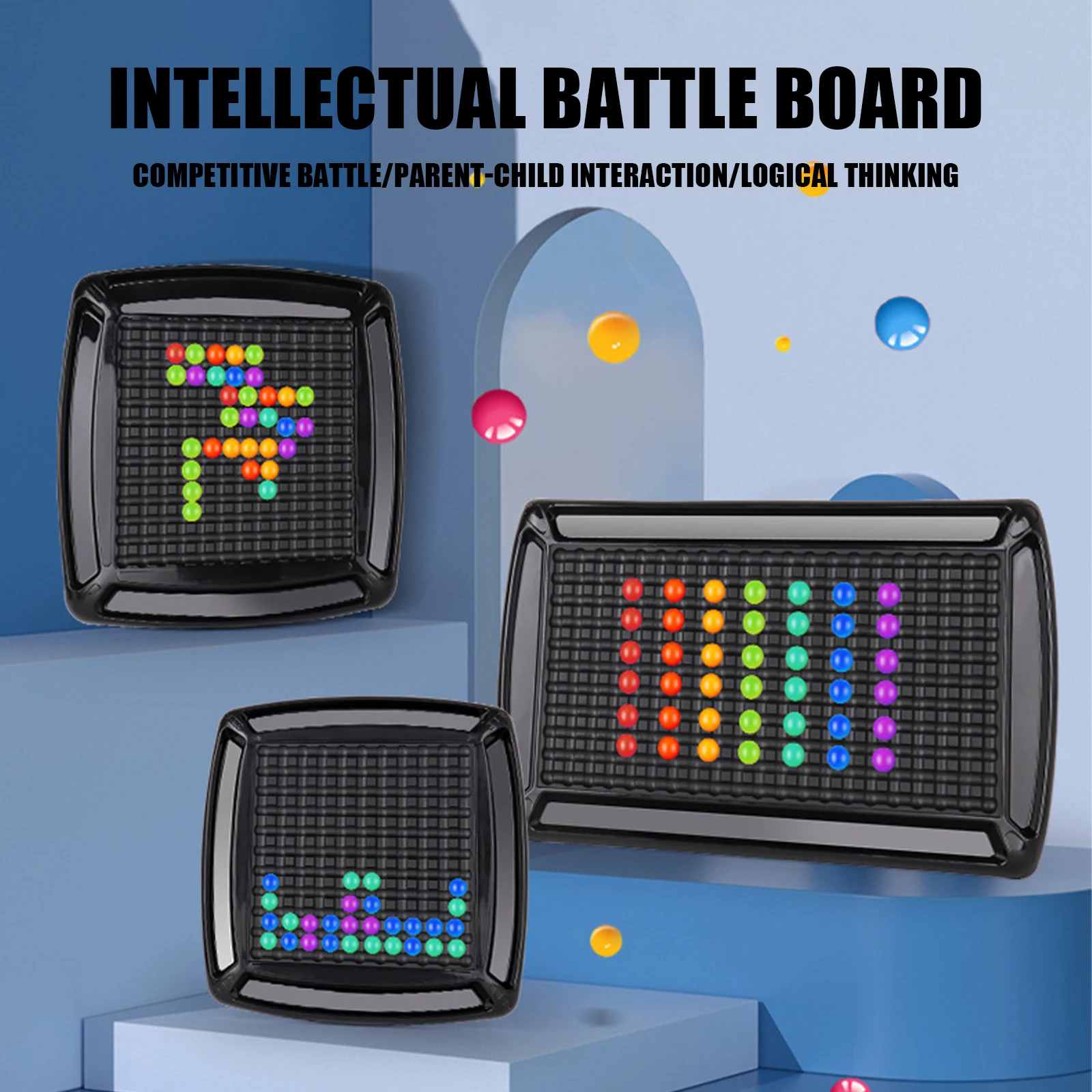 Parent Child Interaction, Happy Rainbow, Fun Game, Chessboard, Toys, Logic, Focus, Children'S Cognitive And Thinking Training