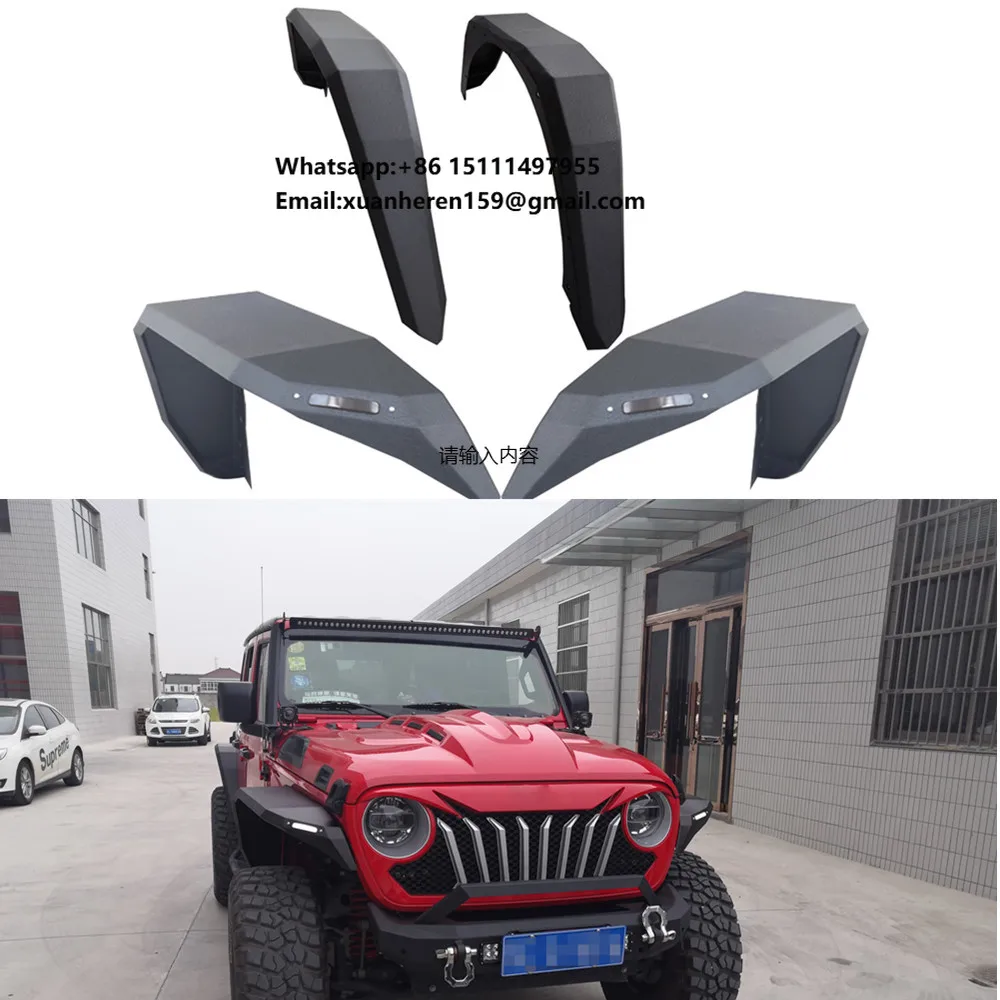

Aluminum Alloy Fender for Jeep JL for wrangler Exterior Accessories 2018+ JL Fender Flares Lantsun JL1143