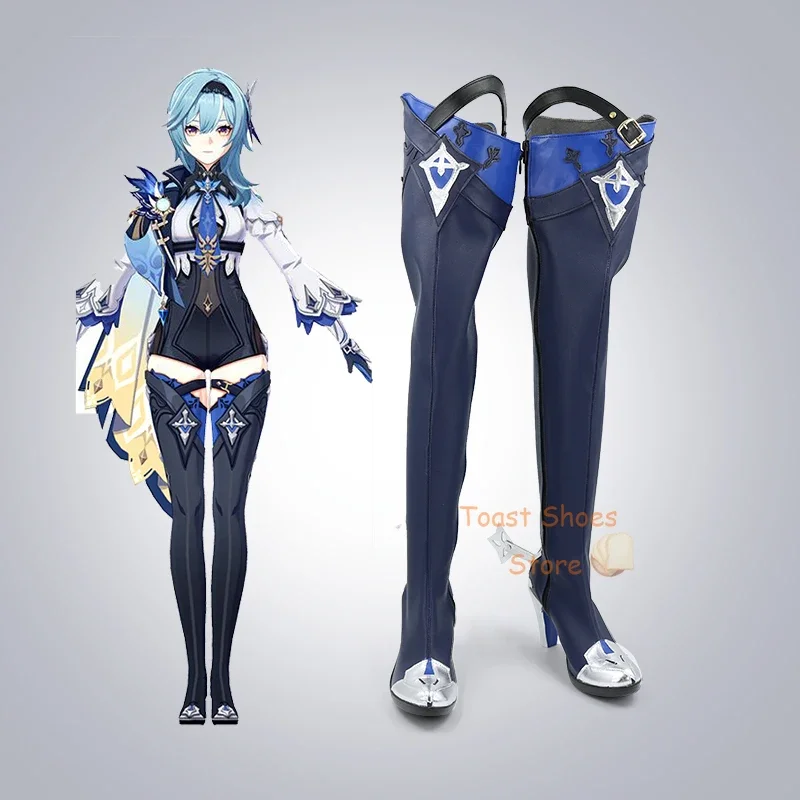 

Игра Косплей Комикс Аниме Игра для Con Хэллоуина Косплей Костюм Опора Genshinimpact Eula Shoes