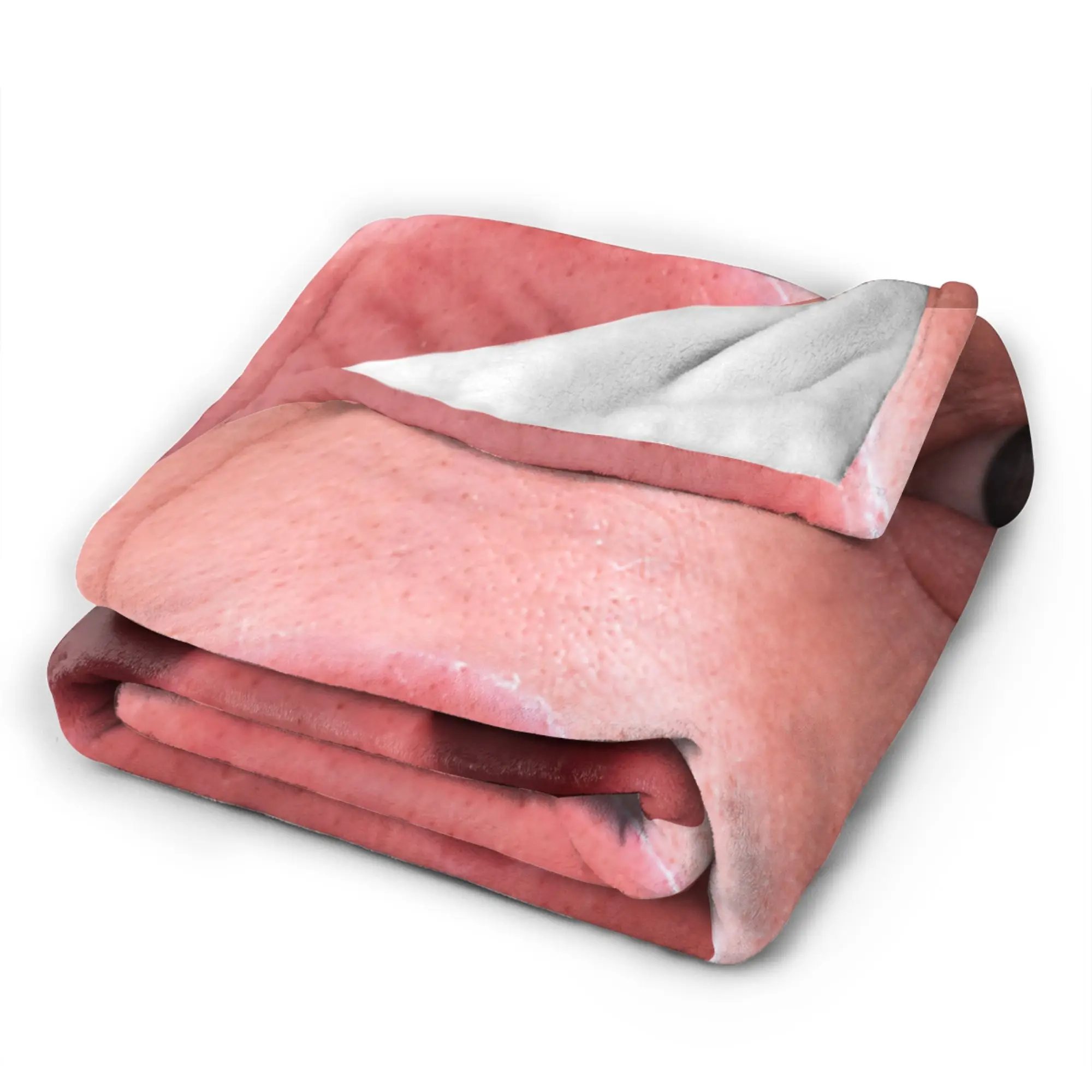 John Pork Face Artistic Low Key Meme Blanket Warm Soft  Throw Blanket Winter Boy Girl Sofa Home Travel Bedspread