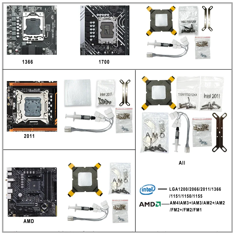 Water Cooler 240mm Branco RGB Fan Cpu Water Cooling Heatsink for Intel Lga 2011 V3 1700/1151/AM3+/AM4 IWONGOU Liquid Cpu Cooler