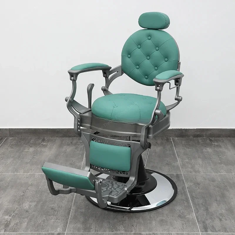 Professional Barber Chairs Luxury Rotating Stylist Swivel Hairdressing Chairs Pedicure Sillas Giratoria Barber Equipment MQ50BC