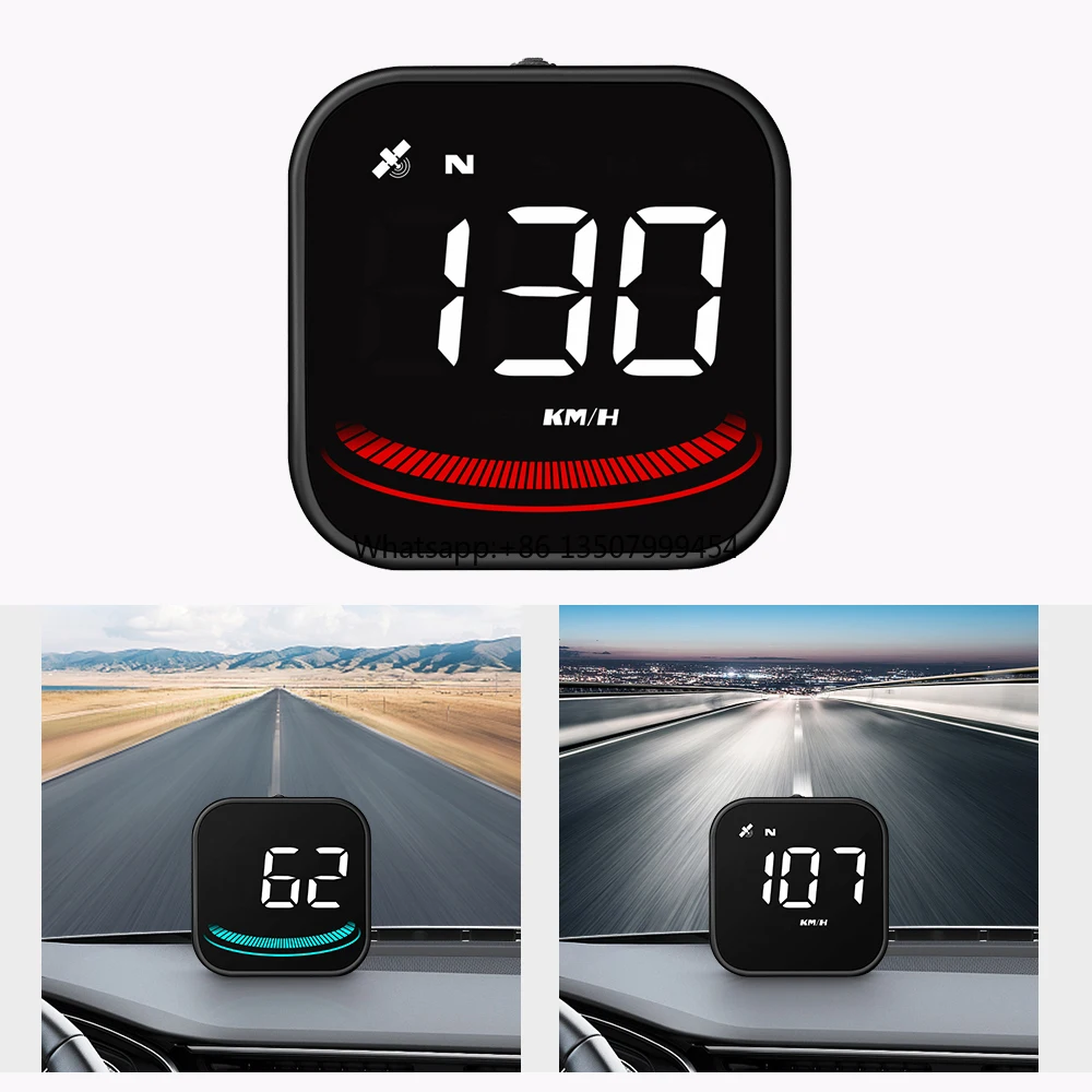 

Auto HUD GPS Smart Gauge Head up Display Car Projector Speedometer With Compass Security Alarm HUD G4 Car Accessories