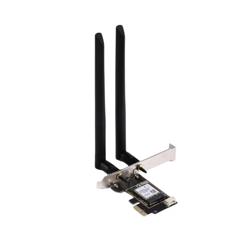 AC900 PCI-E Wifi Adapter Card Wifi6 900Mbps 2.4G/5G Bluetooth5.4 Wireless Network Card+8Db Antenna For Win 10 11