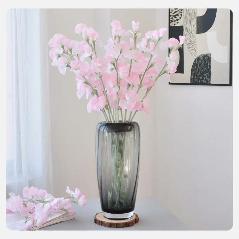 63CM Fragrant Pea Artificial Flower Nordic Home Decoration Living Room Coffee Table Arrangement Flower Arrangement