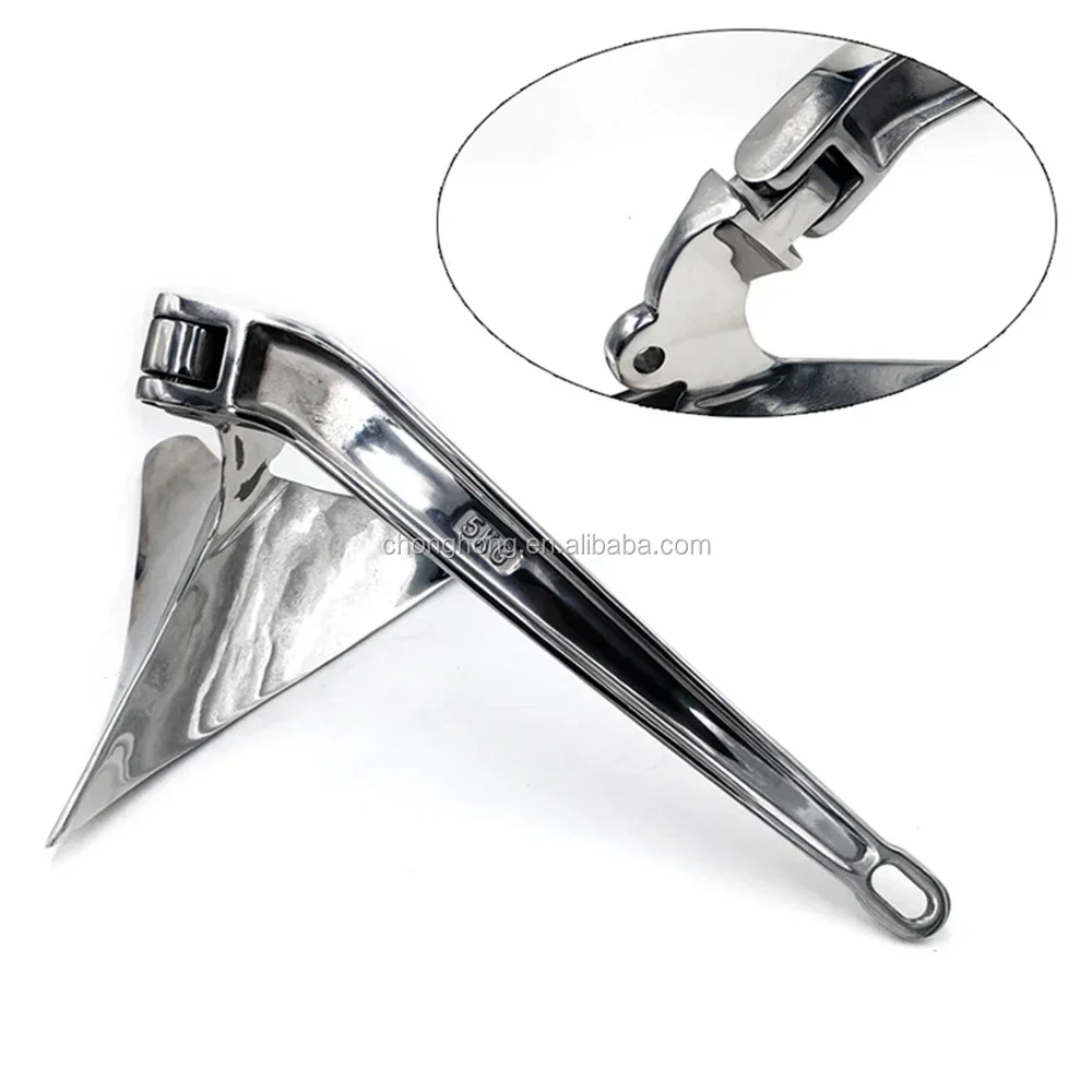 Boat Accessories Marine Hardware Nautical Anchor Mirror Polished Stainless Steel 316 Plough Anchor Marine Anchor