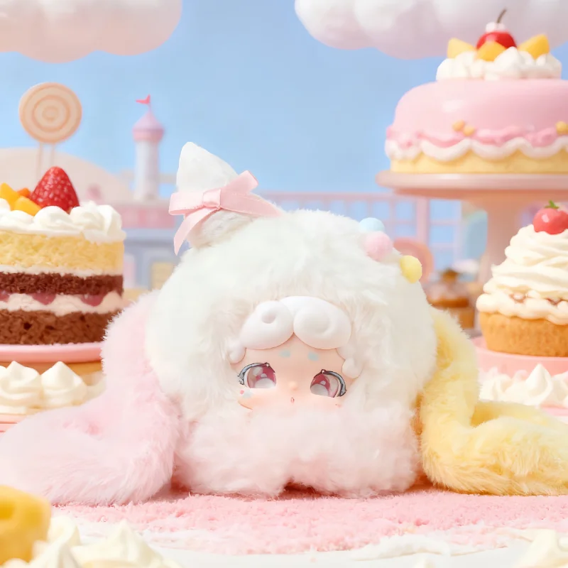 LuckyDeerNai Velvet Ice Series Niedliche Plüschpuppe Blind Box Schlüsselanhänger Taschen Dekoration Mystery Box Actionfigur Spielzeug Überraschungsgeschenk