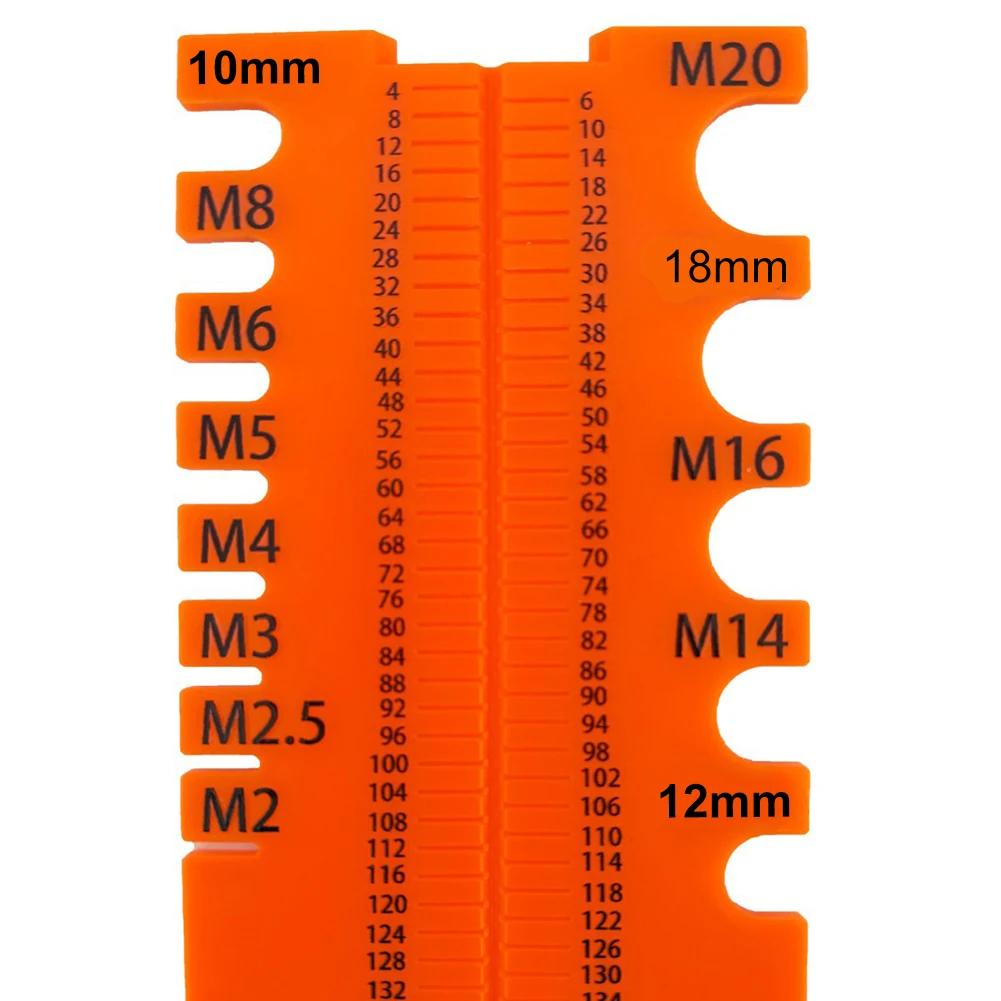 1pc Thread Pitch Gauge Portable Ruler Adapter For Screw And Bolt Measuring Tools Length Measuring Ruler For Applications Repairs