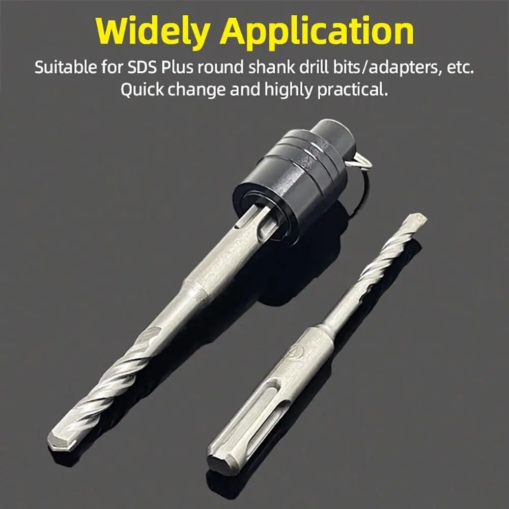 1Pcs Easy Change SDS Plus Shank Drill Bit Holder Hand-held Portable SDS Shank Adapter Keychain Extension Bar Adapter