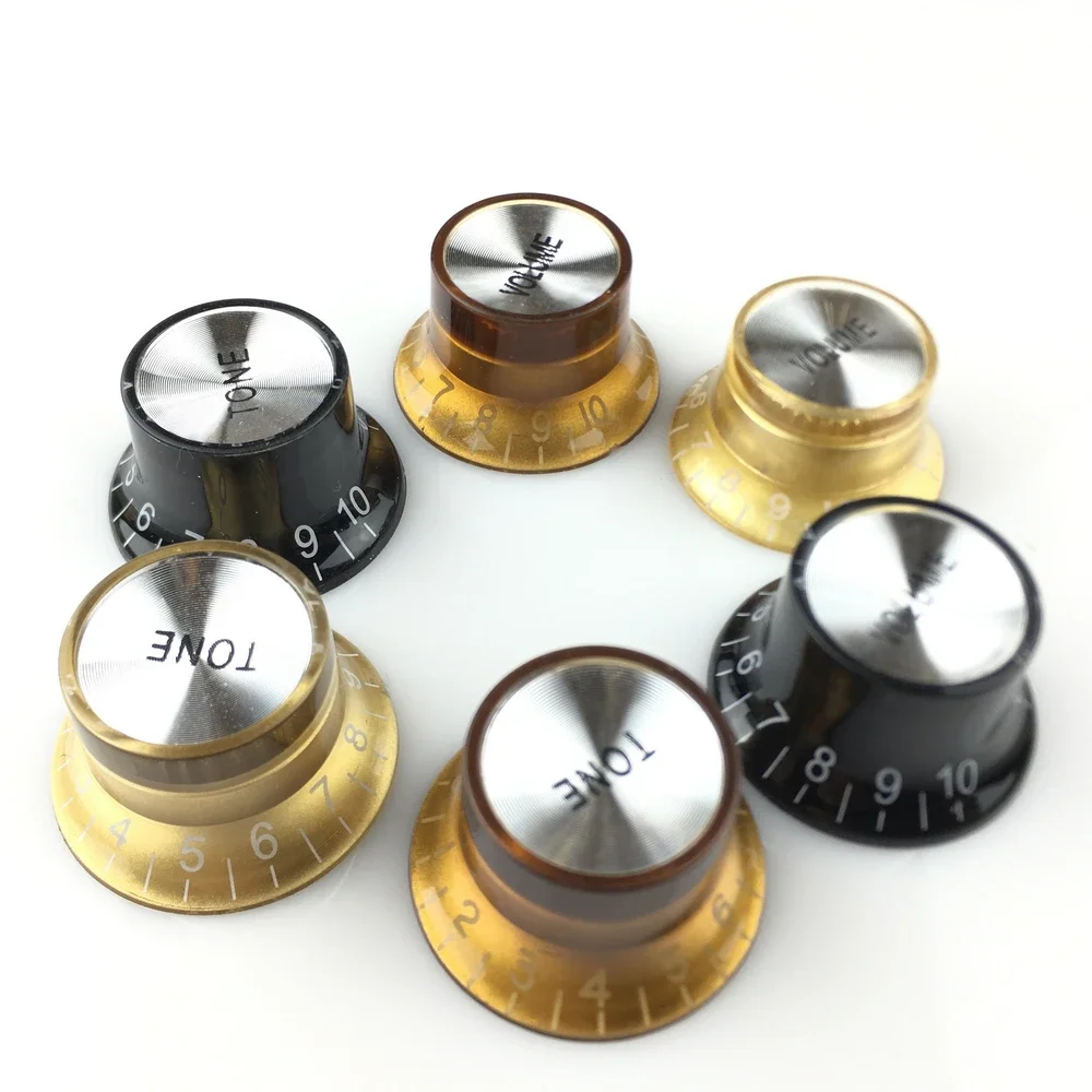 1 Piece volume tone Control Potentiometer(POT) Knobs For Electric Guitar Bass gear switch cap