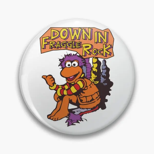 Fraggle Rock Band Vintage 80S  Soft Button Pin Cartoon Lapel Pin Decor Hat Brooch Women Metal Funny Cute Collar Creative Clothes