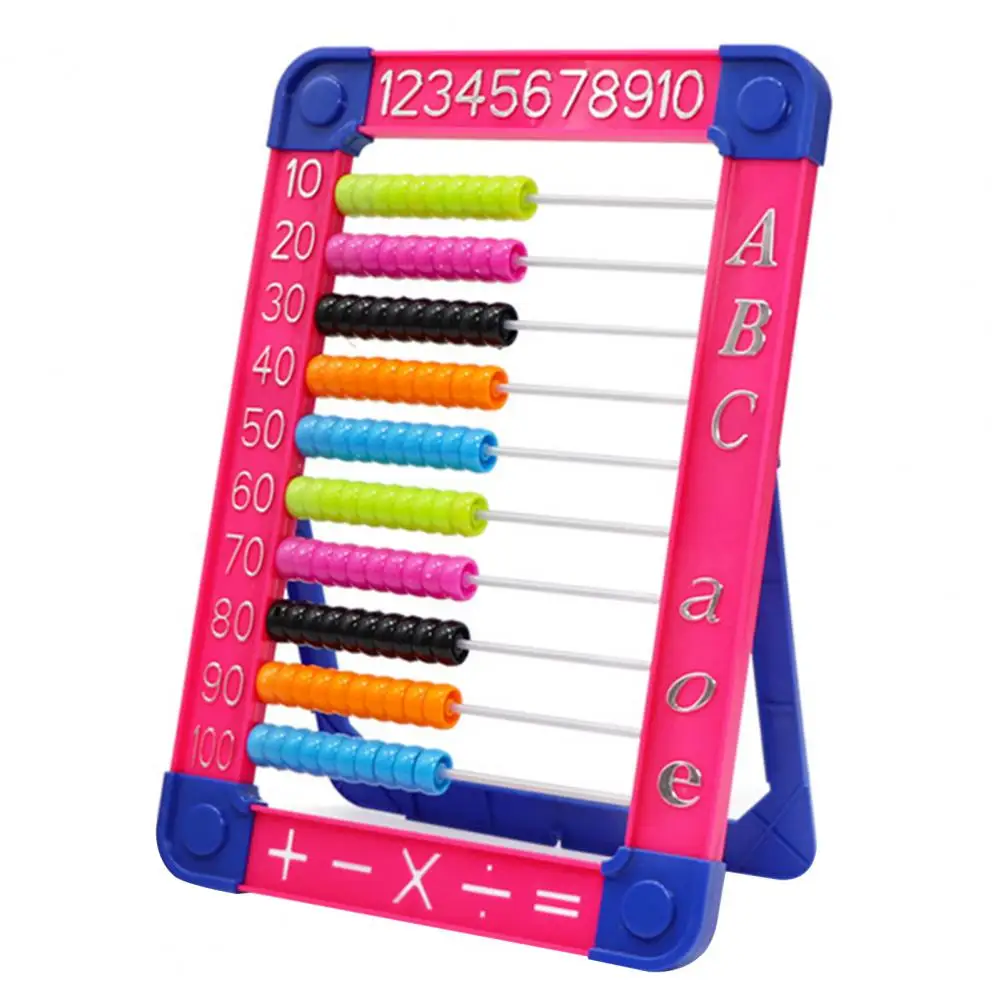 Abacus Kindergarten Kids Colorful Neck Students Math Calculation Ability Promotion Counting Frame Children Abacus