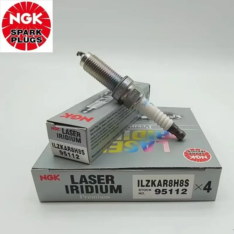 4Pcs Original NGK ILZKAR8H8S 95112 Laser Iridium Platinum Spark Plug For Honda CIVIC Vezel X-RV U-RV  Jade CRIDER Acura CDX 1.5T