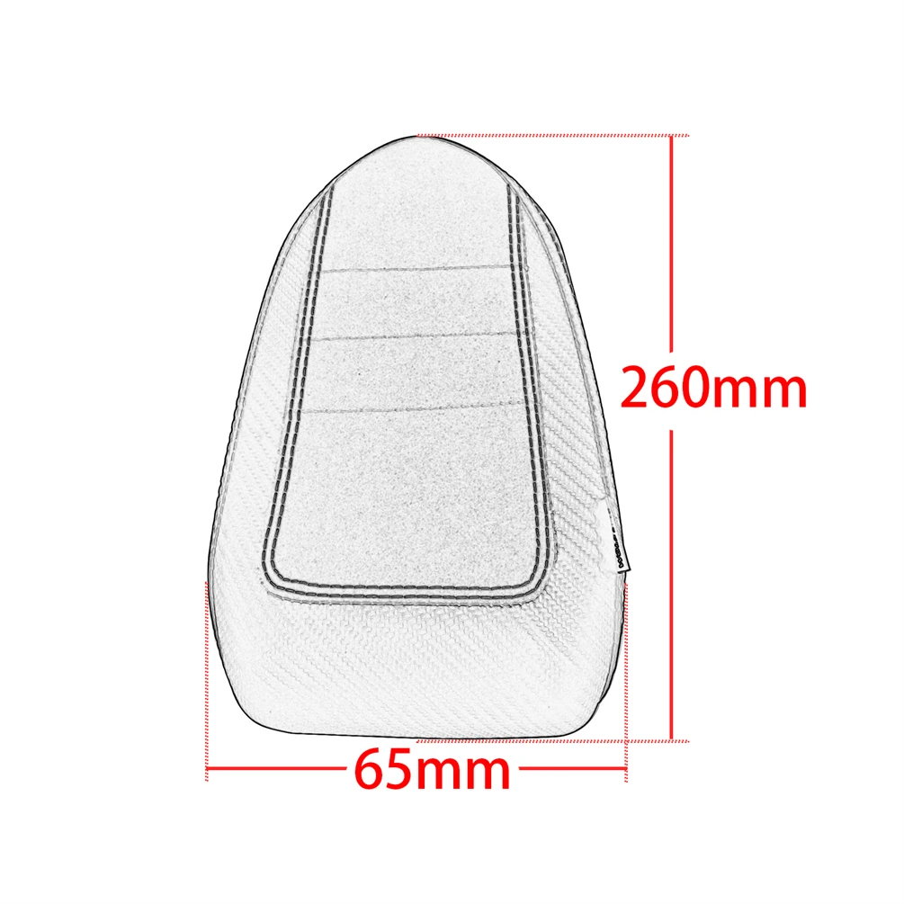 For BMW S 1000RR 2019-2025 S1000RR Rear Seat Cushion Passenger Seat Pad Cover Motorcycle Motor Accessories Synthetic Leather
