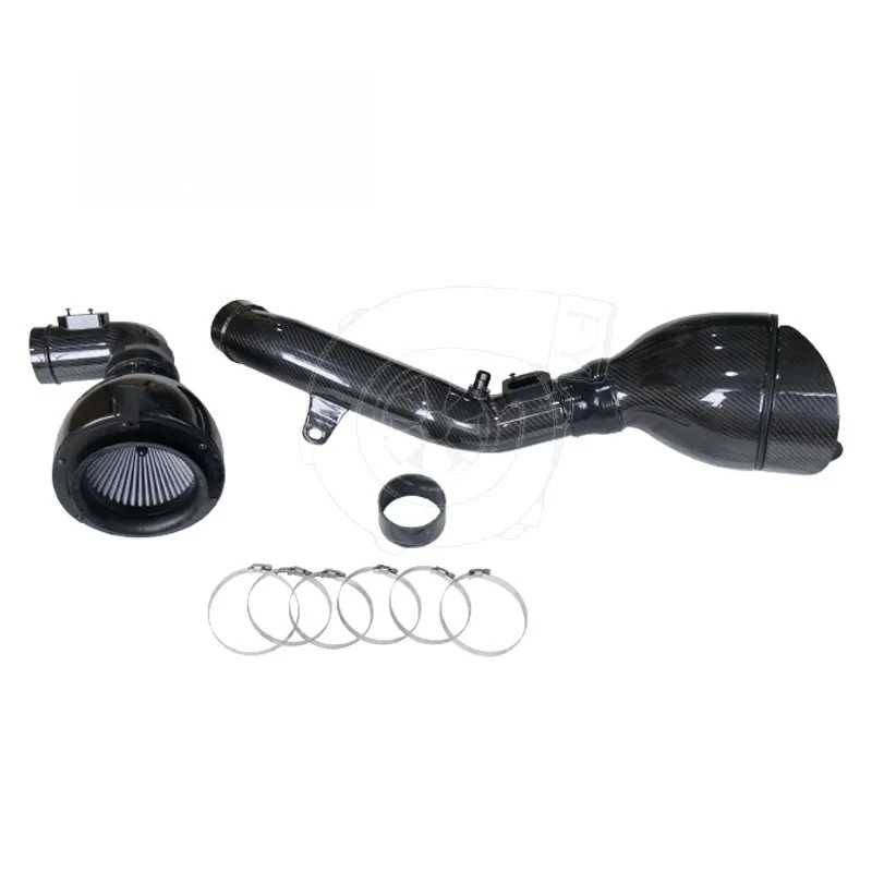 

Carbon Fiber Air Intake Pipe for BM/W M2 F87 M3 F80 M4 F82 S55 ER Style GLOSS BLACK