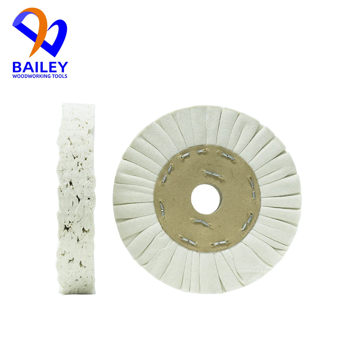 BAILEY 5PCS 150x25x20mm Polishing Wheel Buffing Wheel Angle Grinder Tool Polishing Disc Polisher Accessories