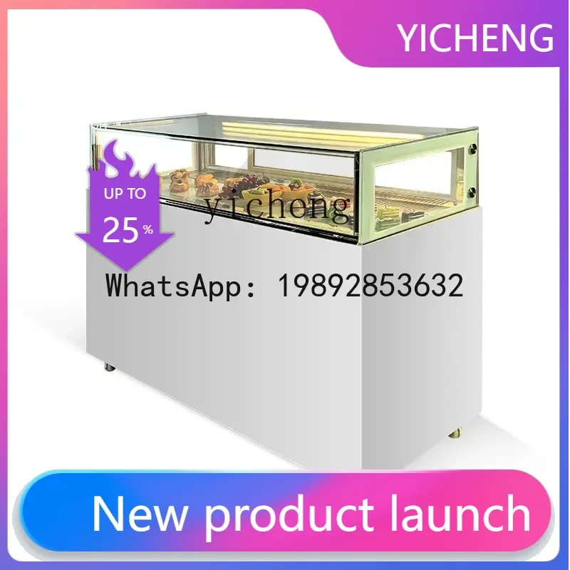 ZSG  single-layer right-angle cake cabinet, refrigerated display cabinet, bar counter, commercial air-cooled dessert cabinet