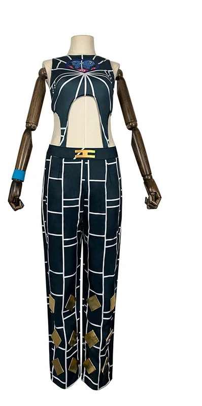 JOJO Cos disfraz Jolyne Cujoh Cos ropa de Anime Cosplay de Anime piedra océano pieza de juego de rol 6 piedra océano sin piedra