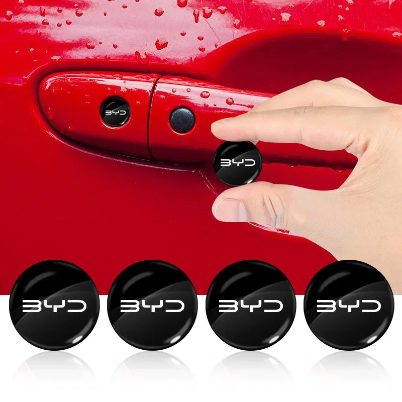 Car Door Keyhole 3D Sticker Car Key Sticker Car Styling Goods For BYD F3 S6 F0 Tang I3 S7 G3 E5 E2 E1 E3 E9 D1 S8 E6 L3 M6