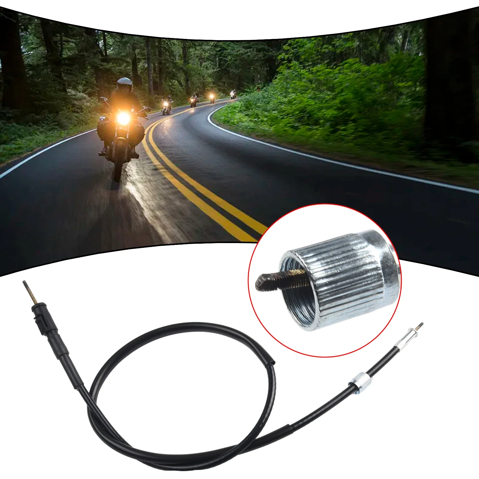 Brand New Speedometer Cable Instrument Line Steel + Rubber Wear-resistant Anti-corrosion Easy To Use For Honda