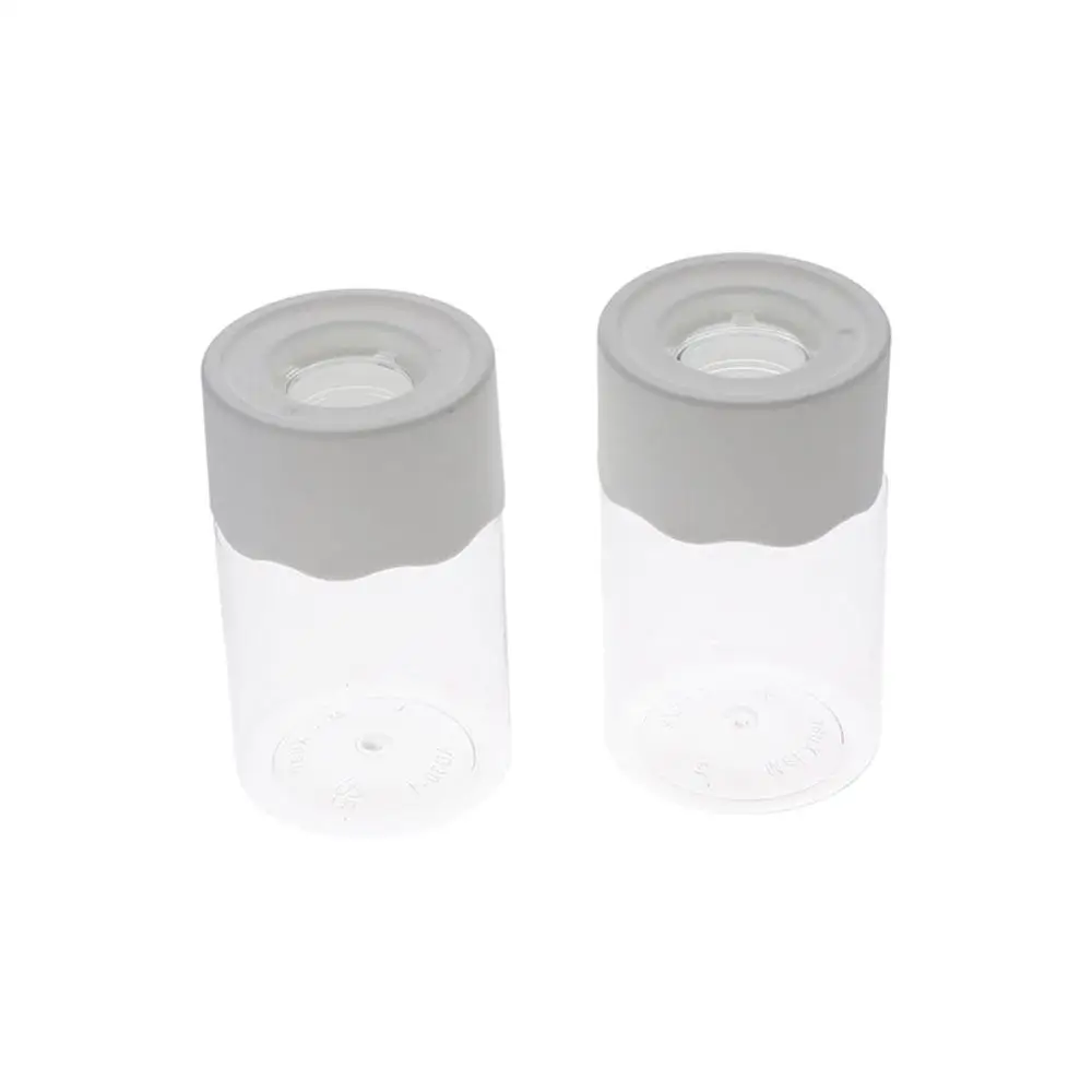 Plastic Hydroponic Plant Pots Transparent Circular Hydroponic Flower Pot Stylish White Water Planting