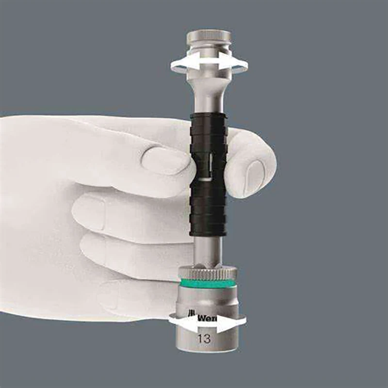 WERA 05003530001 8796 SA Zyklop Free-turning Sleeve High Quality Materials Exquisite Workmanship Simple Operation