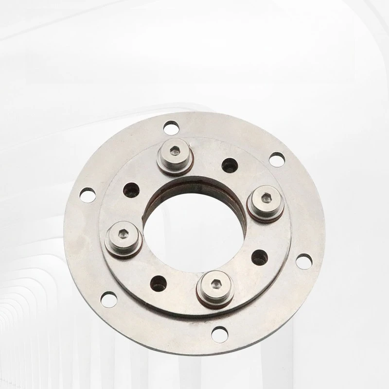 Round disc damping hinge adjustable torque hinge allows wire passing and arbitrary stopping and positioning flange