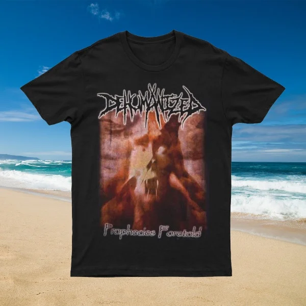 

2025 New Propheties Foretold Printed Unisex Street Fashion Trendy Short Sleeves with Pure Cotton Round Neck