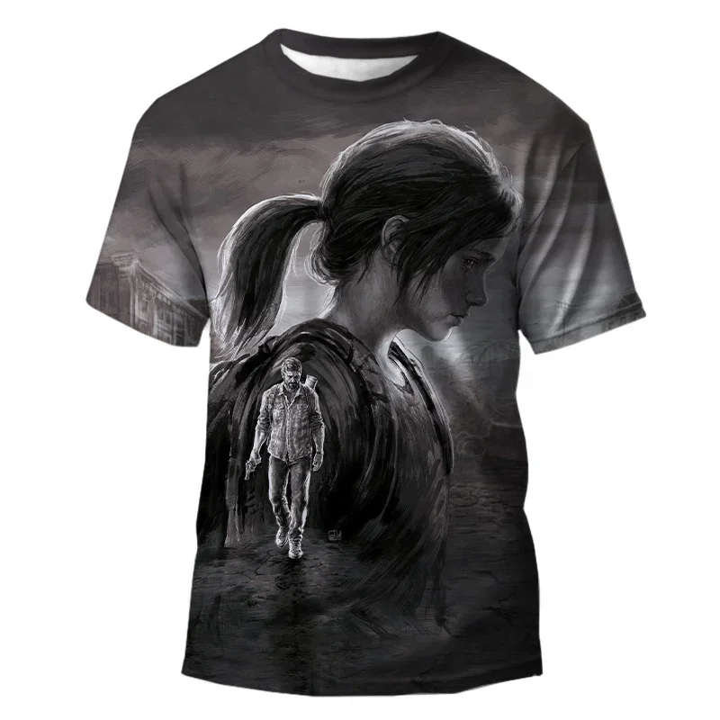 

Men Women Tees Tops Clothing Casual Fashion Oversize T-Shirts The Last of Us Fashion 3d Printed Clothing Streetwear