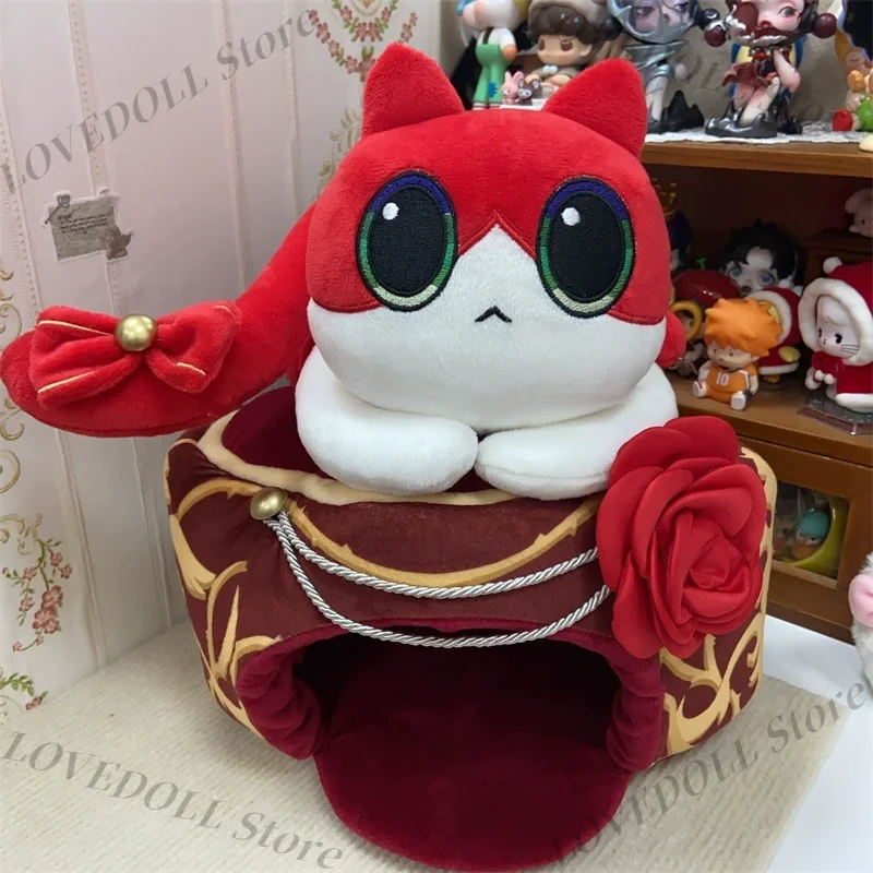 

Game Honkai: Star Rail Argenti Cute Cat Cosplay Soft Dango Plush Stuffed Doll Cotton Plushie Thorw Pillow Toys Fans Gift