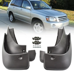 4Pcs/set Car Mud Flap For Toyota Highlander Kluger Front Rear Mud Flaps Splash Guard Mudguards 2002 2003 2004 2005 2006 XU20