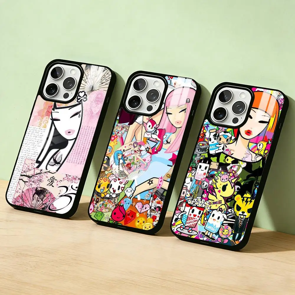

AAA Japan T-Tokidokis Phone Case For iPhone 17,16,15,14,13,12,11,Pro Max,Plus Candy Silver Cover