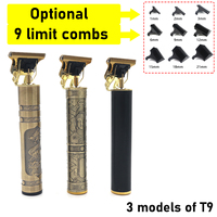 Professional Hair Clipper for Men with Stainless Steel Blades 7500 RPM Cordless Trimmer, Metal Body, Beard Head Cutting Machine