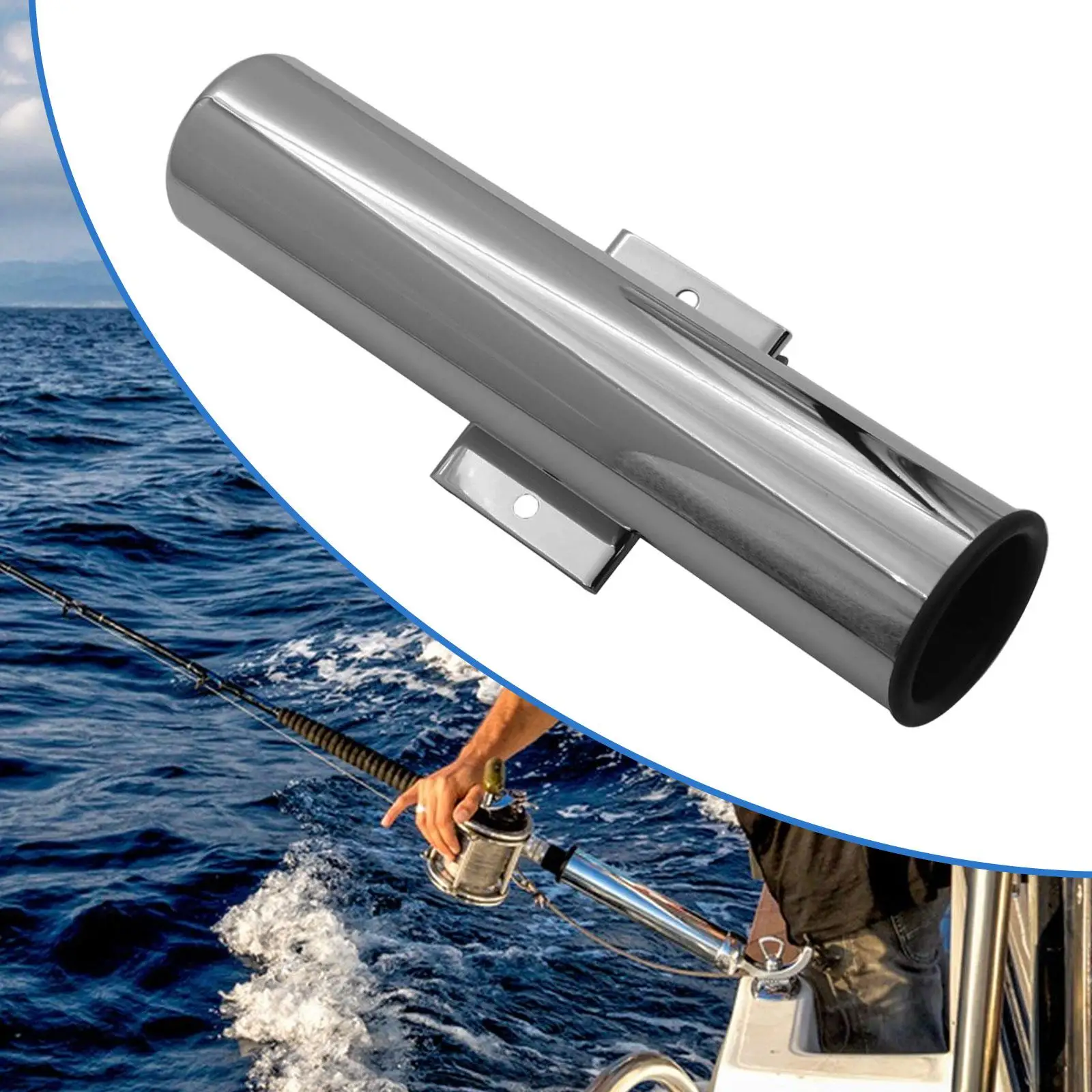 

Держатель для удочки, подставка для удочки из ПВХ, прочное крепление из нержавеющей стали для яхты, лодки, каяка, рыбалки