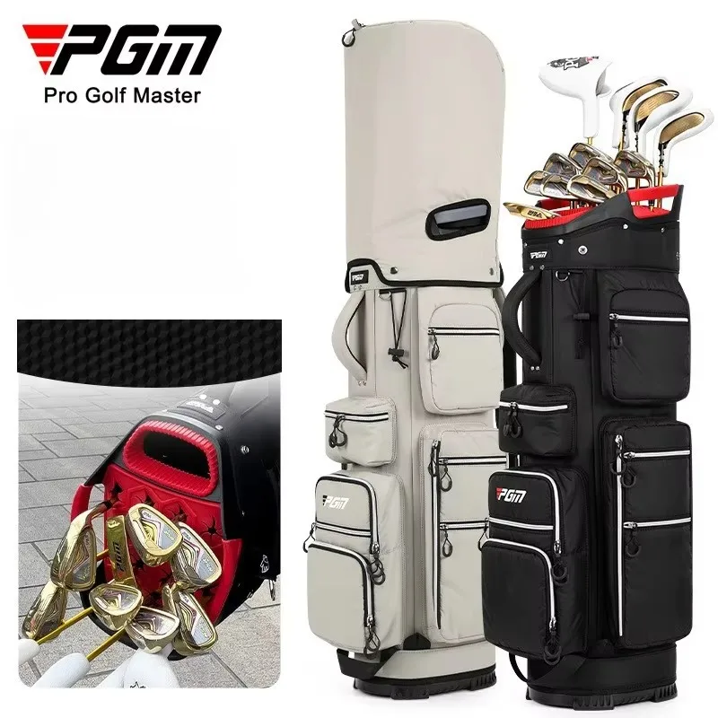 PGM Golf Standard Bag Fixed Club Holder Light Portable Travel Golf Bag Light Weight Sport Bags QB166