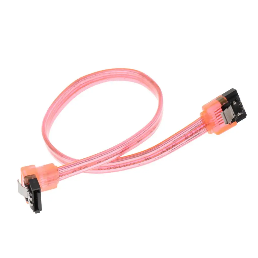 Cable III 6Gbps HDD SDD  with Locking Latch 10 Inch for  HDD, SSD, CD Driver, CD Writer Pink