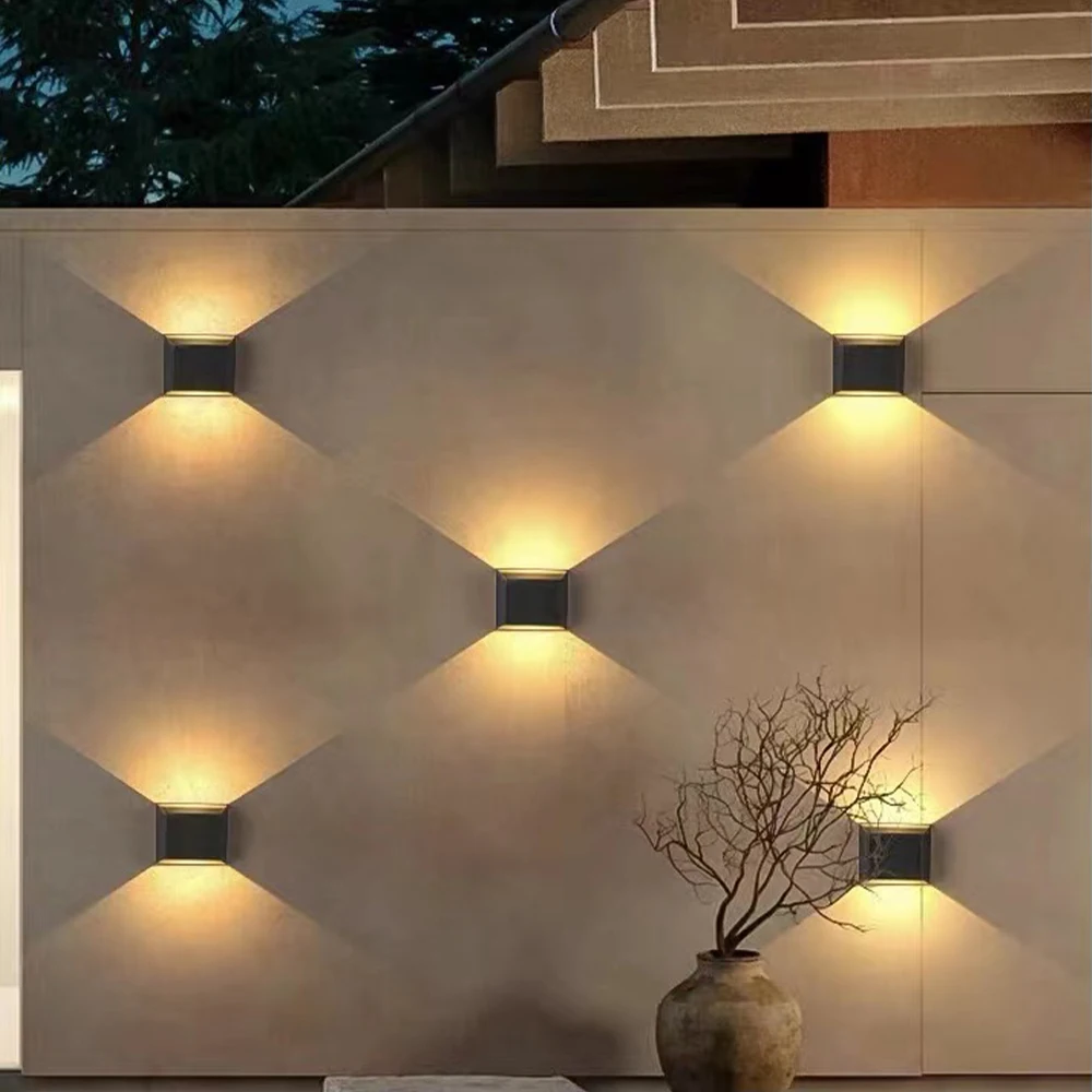 

Outdoor waterproof wall washing lamp courtyard wall modern simple wall lamp