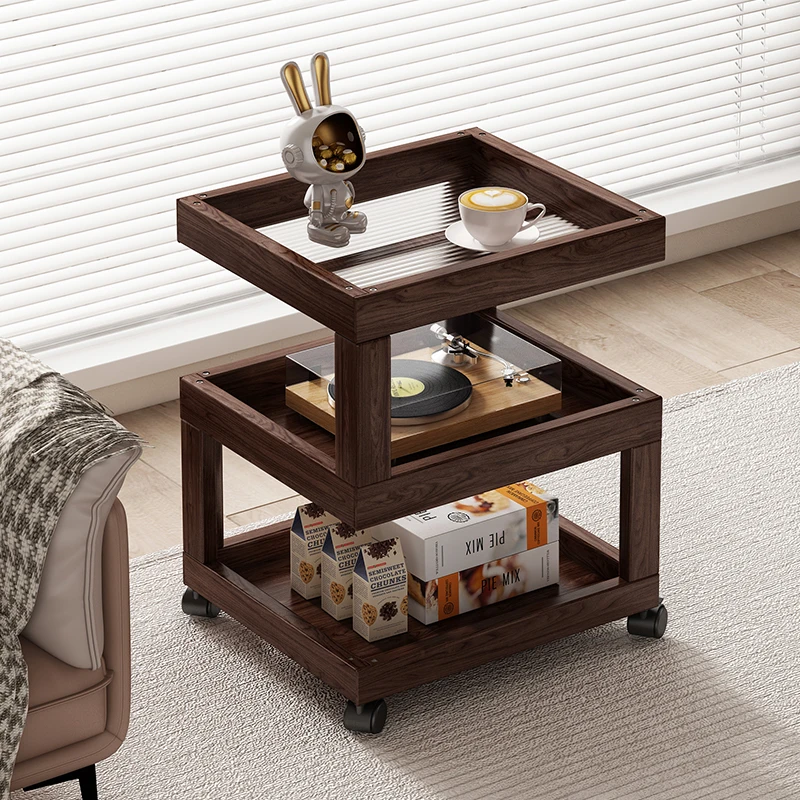 Simple coffee small side table space-saving aesthetic living room furniture