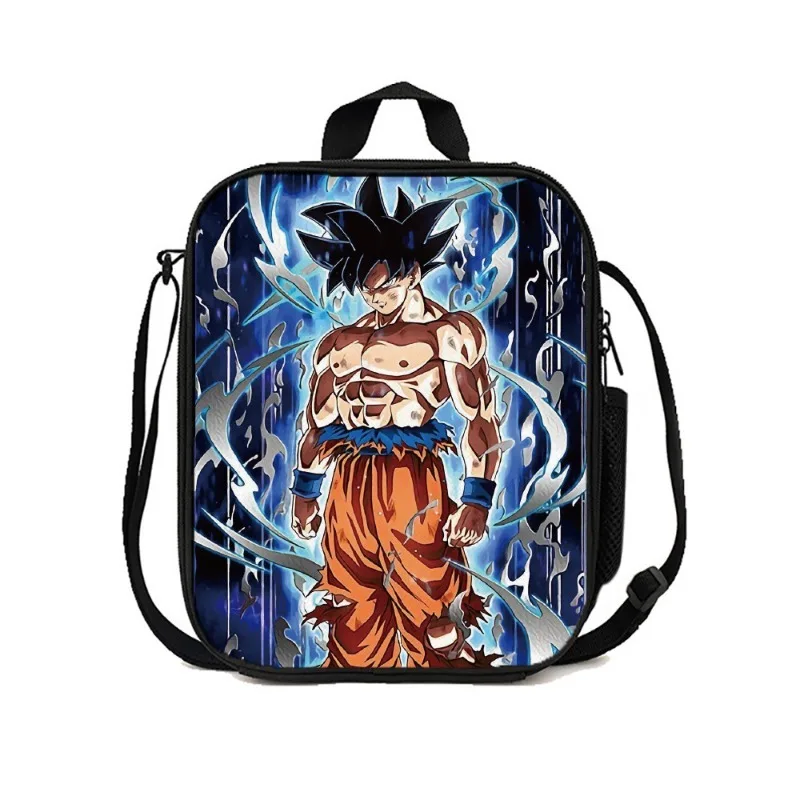 Dragon Ball Son Goku Lunch Bag Anime Handle Insulated Refrigerated Bag Children\'s Travel Food Storage Breakfast Insulated Bag