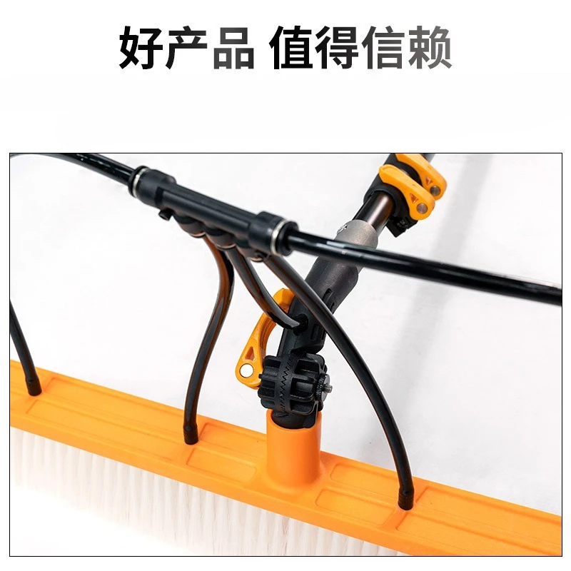 Photovoltaic power station solar panel cleaning brush aerial work glass