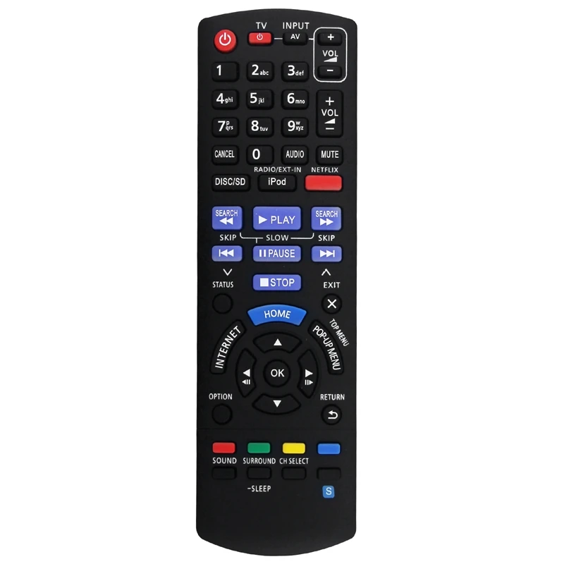 

Replace N2QAYB000728 Remote For Panasonic Blu-Ray Disc SC-BTT195 SC-BTT190 SC-BTT775 SC-BTT770 SC-BTT370 SC-BTT270