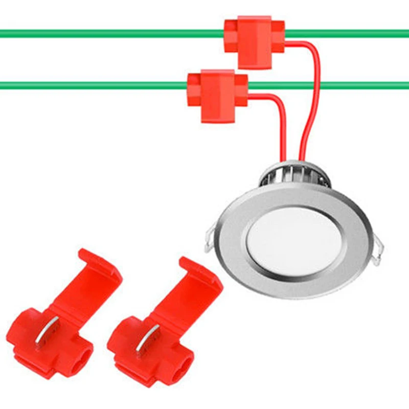 10/30/50pcs Wire Connector Scotch Lock Electric Quick Splice Terminals Crimp Non Destructive Cable Insulated Line