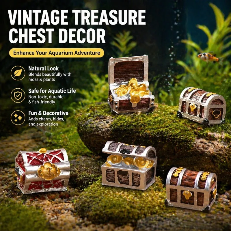 Compact Ornamental Supply for Fish Tank Adornment Underwater Scene Decoration and Aquatic DIY Layout Aquarium Decoration