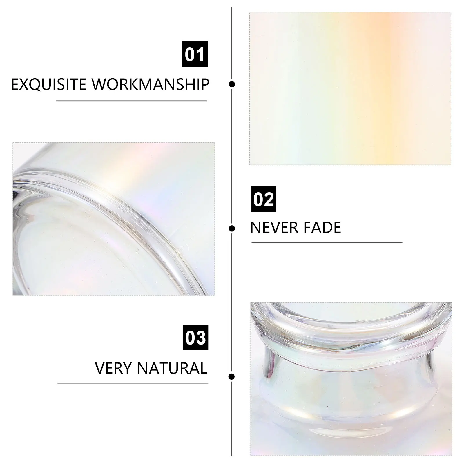 

Colored Glass Hydroponics Vase Desktop Plant Terrarium Home Decoration Glass Planter for Hydroponic Plants Plant Terrarium