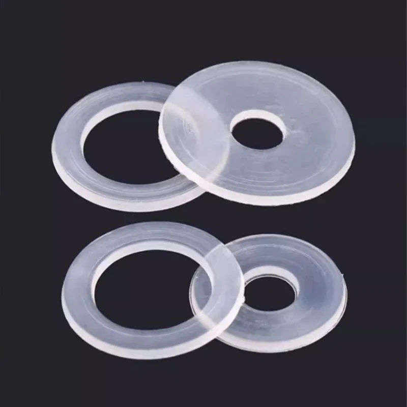 PE Plastic Nylon Transparent Insulating Soft Plain Gasket Pad Ring Spacer Flat Washer M2 M3 M3.5 M4 M5 M5.8 M6 M8 M10 M12~M22